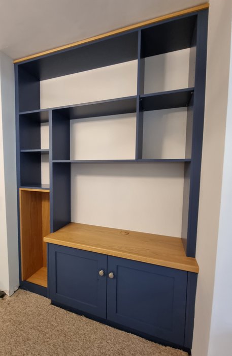 Media Alcove Cabinet | Bespoke Furniture Norfolk gallery image 1