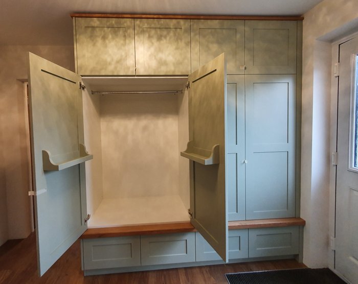 Storage Cabinets / Boot Room / Cloak Room | Bespoke Furniture Norfolk gallery image 6