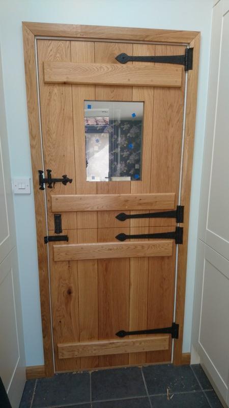Ledge and Brace Bespoke Oak Stable Door | Bespoke Furniture Norfolk gallery image 4