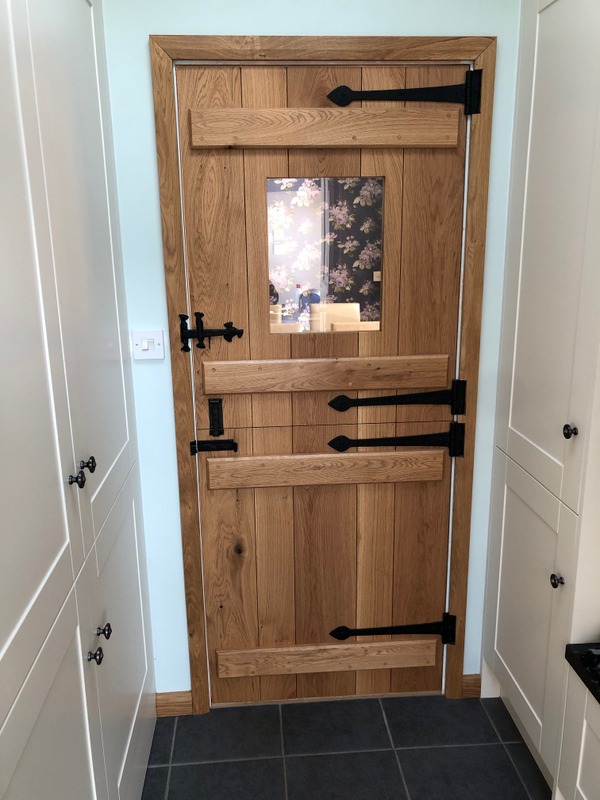 Ledge and Brace Bespoke Oak Stable Door | Bespoke Furniture Norfolk gallery image 1